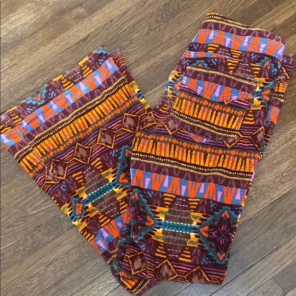 We The Free Free People Multicolor Corduroy Flare Pants - Picture 3 of 3